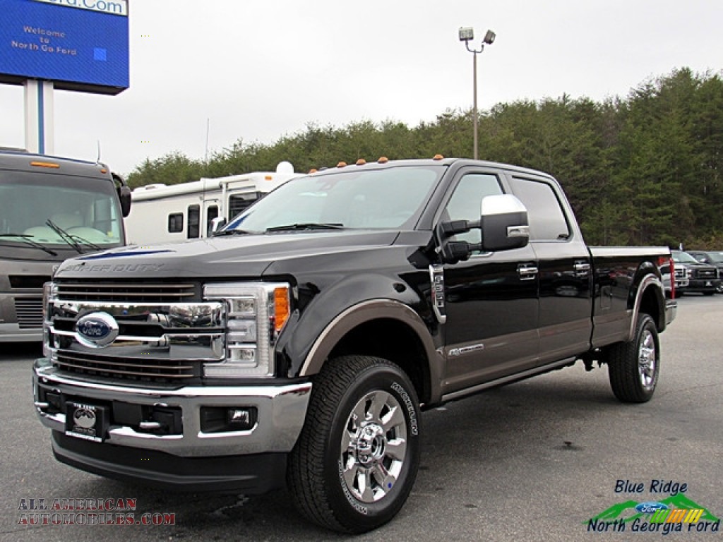 2018 Ford F350 Super Duty King Ranch Crew Cab 4x4 in Shadow Black