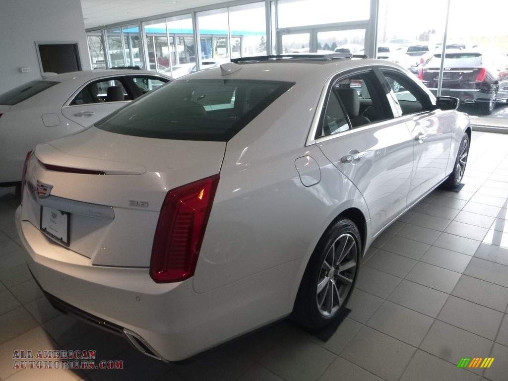 2018 CTS Luxury AWD - Crystal White Tricoat / Light Platinum/Jet Black Accents photo #3