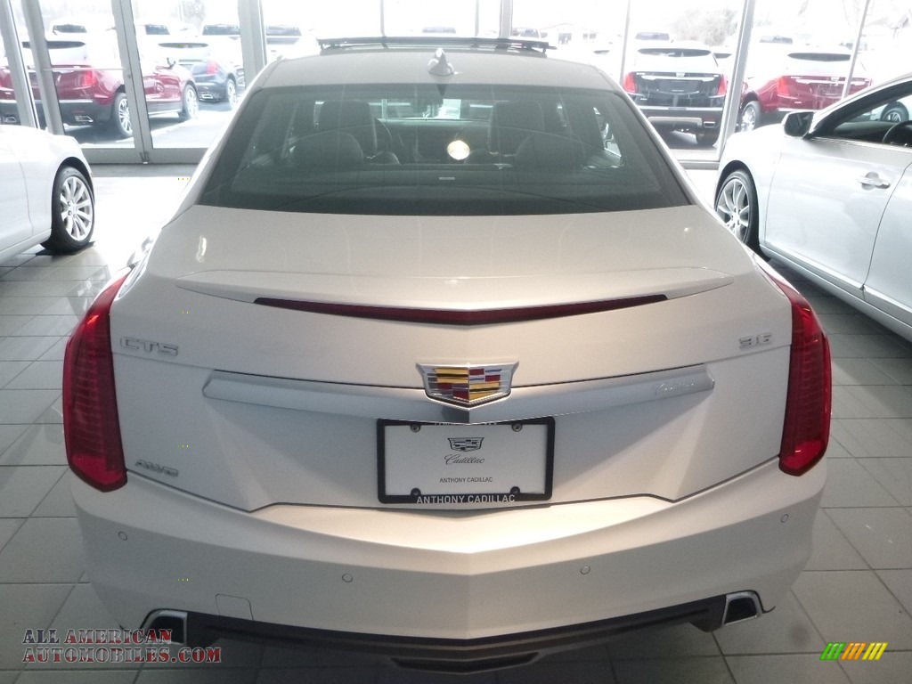 2018 CTS Luxury AWD - Crystal White Tricoat / Light Platinum/Jet Black Accents photo #4