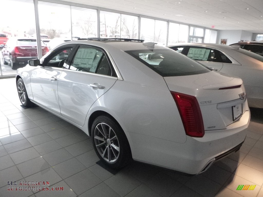2018 CTS Luxury AWD - Crystal White Tricoat / Light Platinum/Jet Black Accents photo #5