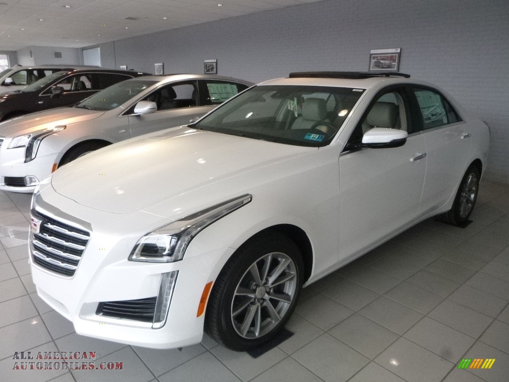 2018 CTS Luxury AWD - Crystal White Tricoat / Light Platinum/Jet Black Accents photo #6