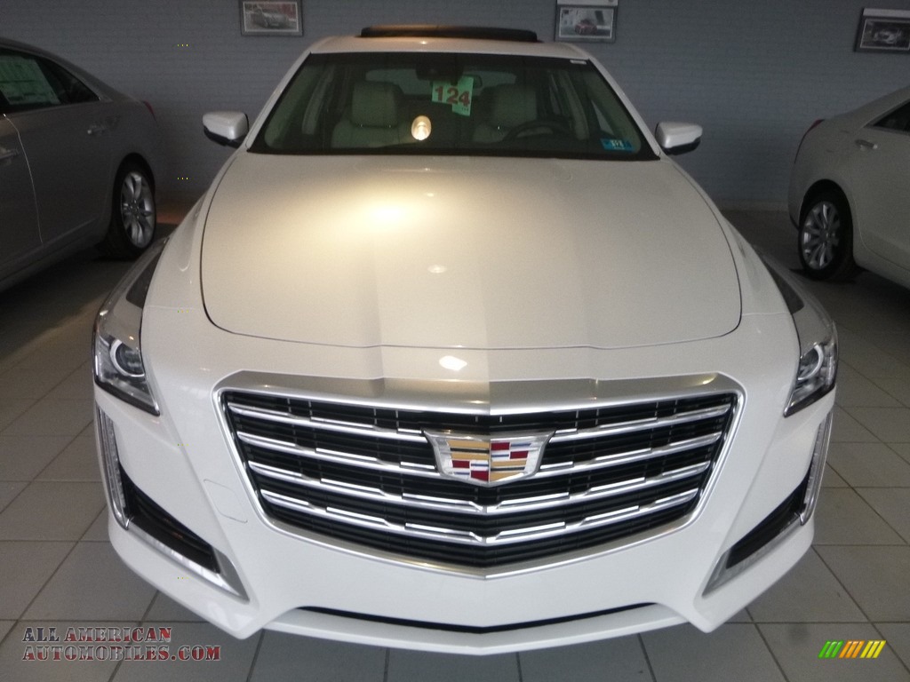 2018 CTS Luxury AWD - Crystal White Tricoat / Light Platinum/Jet Black Accents photo #7