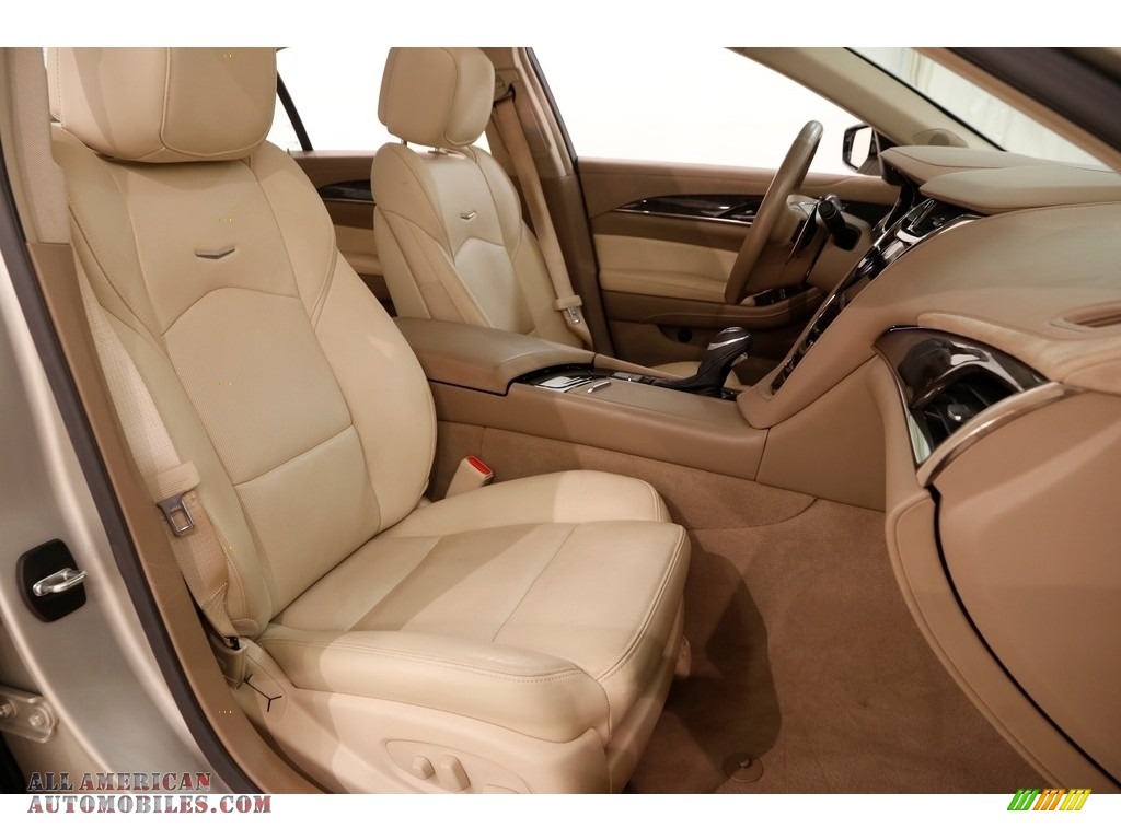 2014 CTS Luxury Sedan AWD - Silver Coast Metallic / Light Cashmere/Medium Cashmere photo #19