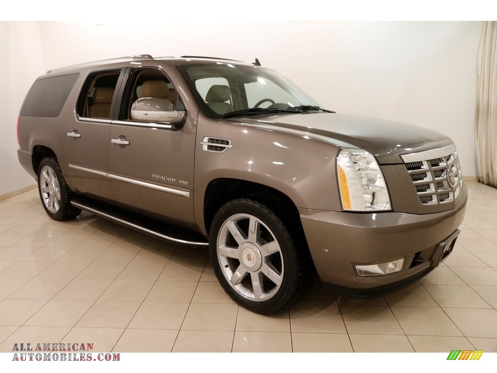 2013 Escalade ESV Luxury AWD - Mocha Steel Metallic / Cashmere/Cocoa photo #1