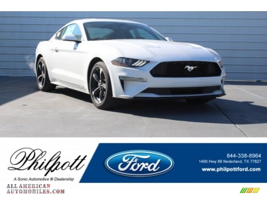 2018 Mustang EcoBoost Fastback - Oxford White / Ceramic photo #1