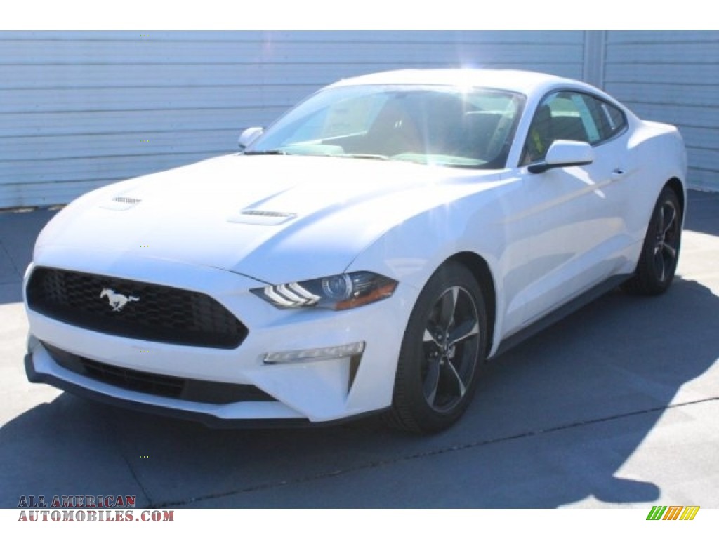 2018 Mustang EcoBoost Fastback - Oxford White / Ceramic photo #3