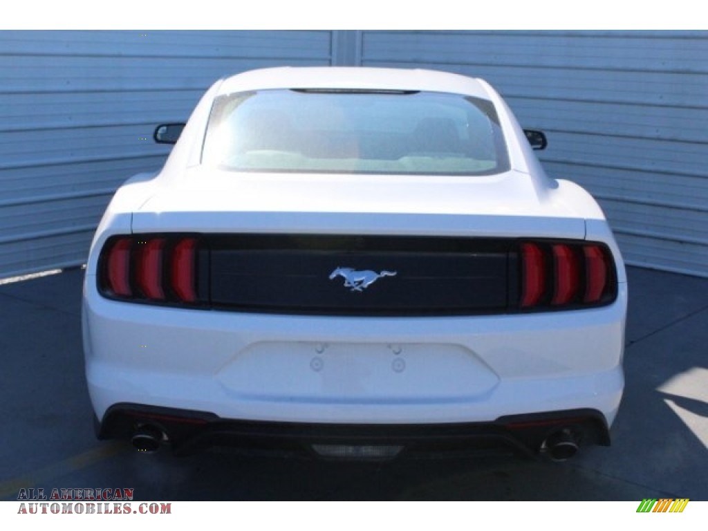 2018 Mustang EcoBoost Fastback - Oxford White / Ceramic photo #8