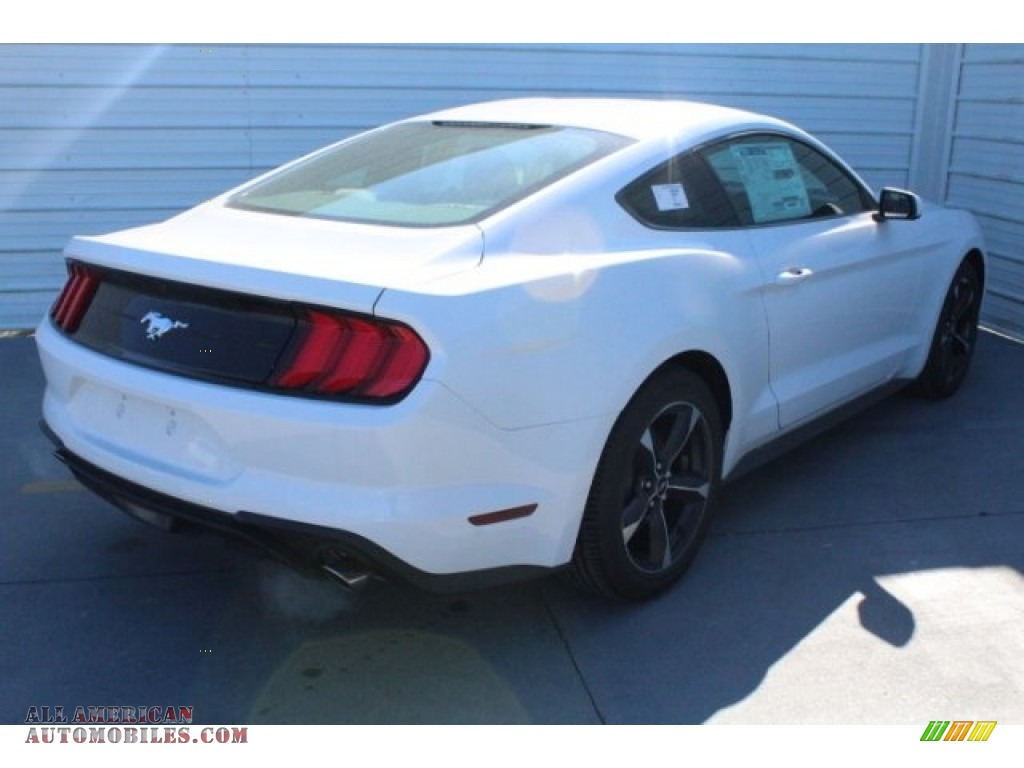 2018 Mustang EcoBoost Fastback - Oxford White / Ceramic photo #9