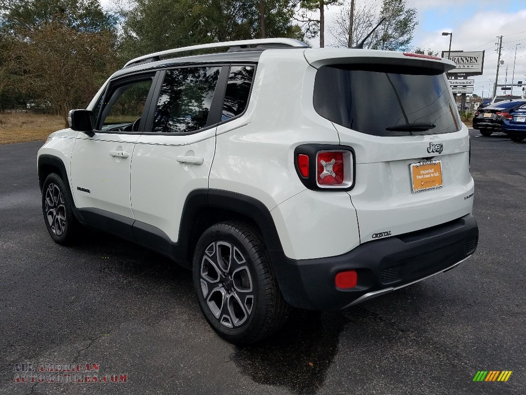 2017 Renegade Limited - Alpine White / Black photo #3 2017 Renegade Limited - Alpine White / Black photo #3
