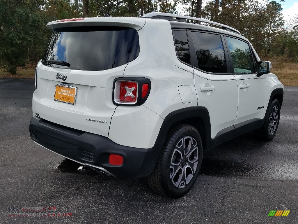 2017 Renegade Limited - Alpine White / Black photo #5 2017 Renegade Limited - Alpine White / Black photo #5