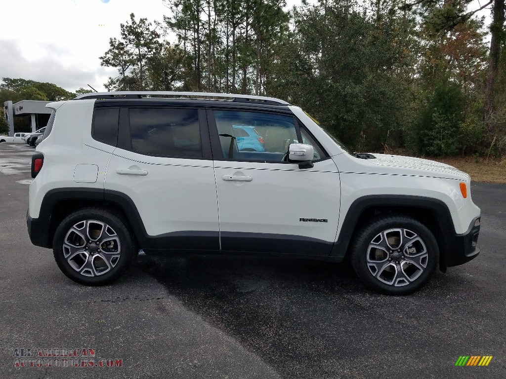 2017 Renegade Limited - Alpine White / Black photo #6 2017 Renegade Limited - Alpine White / Black photo #6