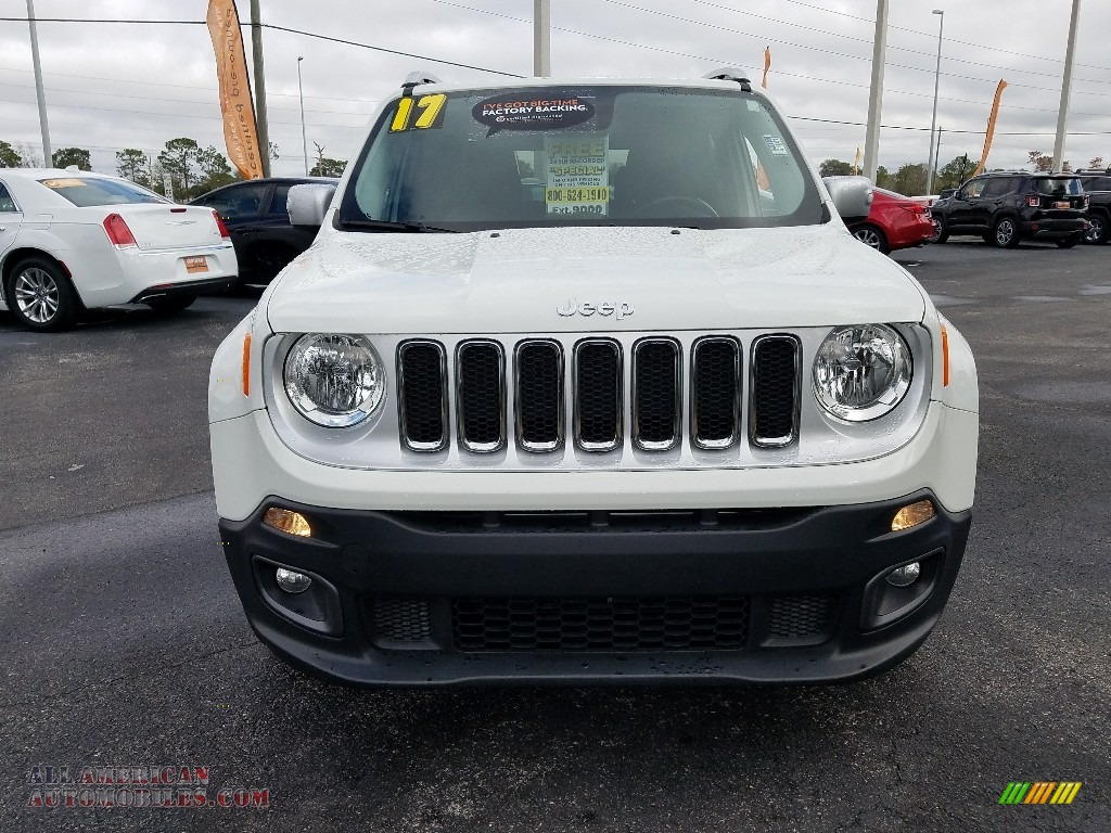 2017 Renegade Limited - Alpine White / Black photo #8 2017 Renegade Limited - Alpine White / Black photo #8