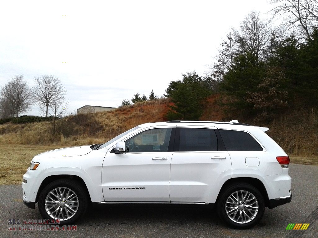 Bright White / Black Jeep Grand Cherokee Summit 4x4