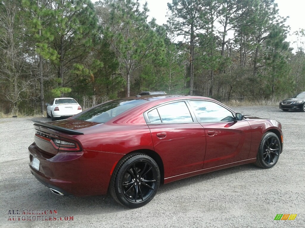 2018 Charger SXT - Octane Red Pearl / Black photo #5