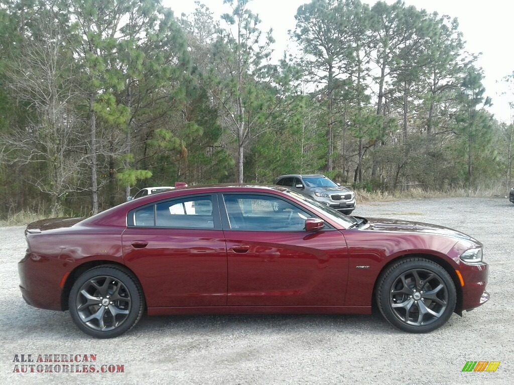 2018 Charger R/T - Octane Red Pearl / Black photo #6