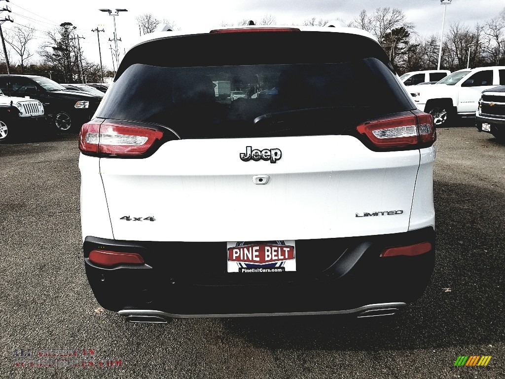 2018 Cherokee Limited 4x4 - Bright White / Black photo #5