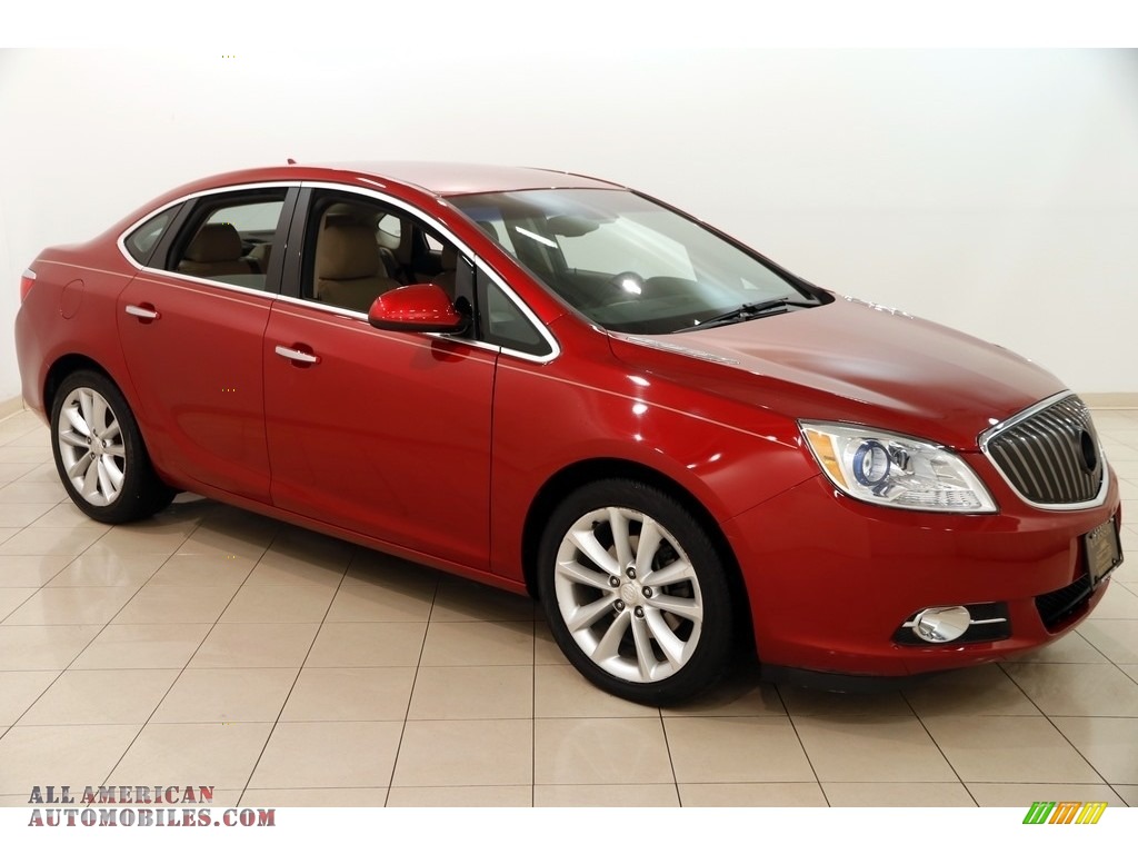 Crystal Red Tintcoat / Cashmere Buick Verano FWD