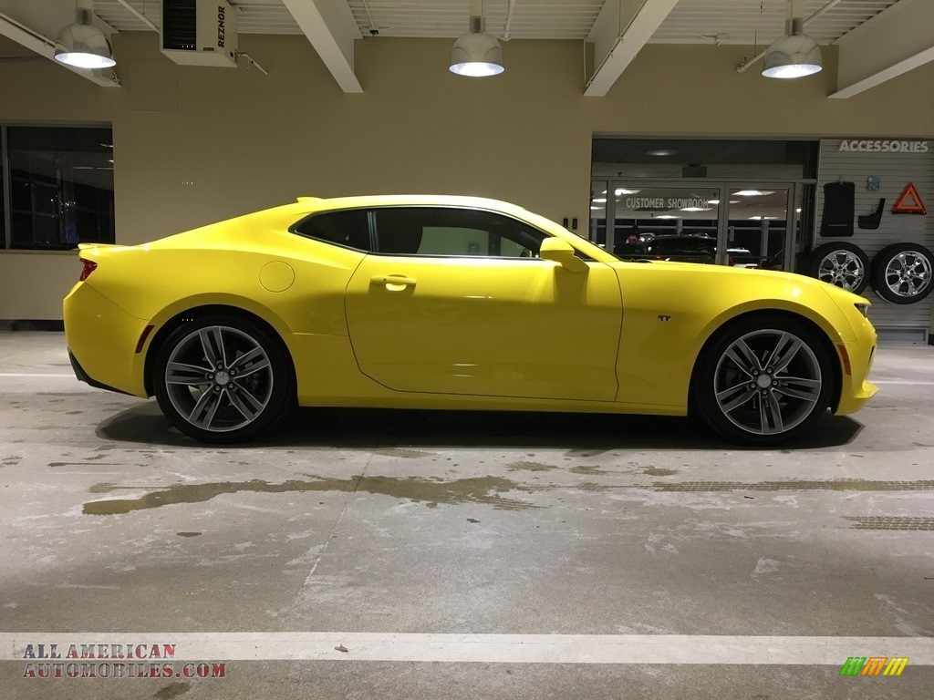 2017 Camaro LT Coupe - Bright Yellow / Jet Black photo #6