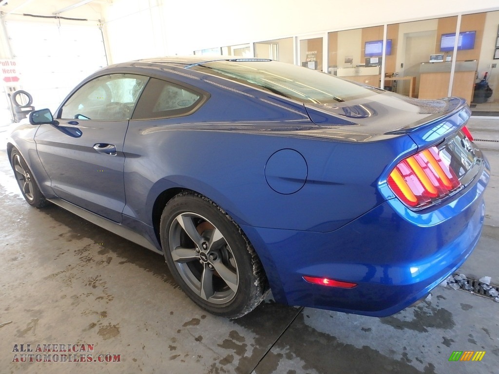 2017 Mustang Ecoboost Coupe - Lightning Blue / Ebony photo #3