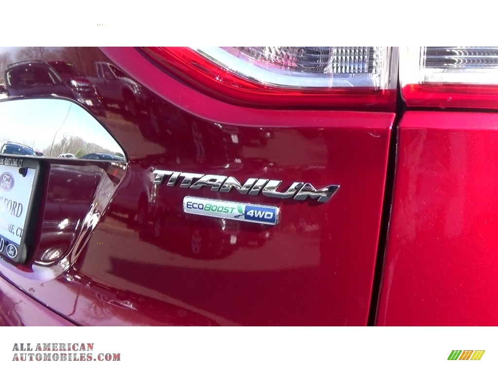 2015 Escape Titanium 4WD - Ruby Red Metallic / Charcoal Black photo #9