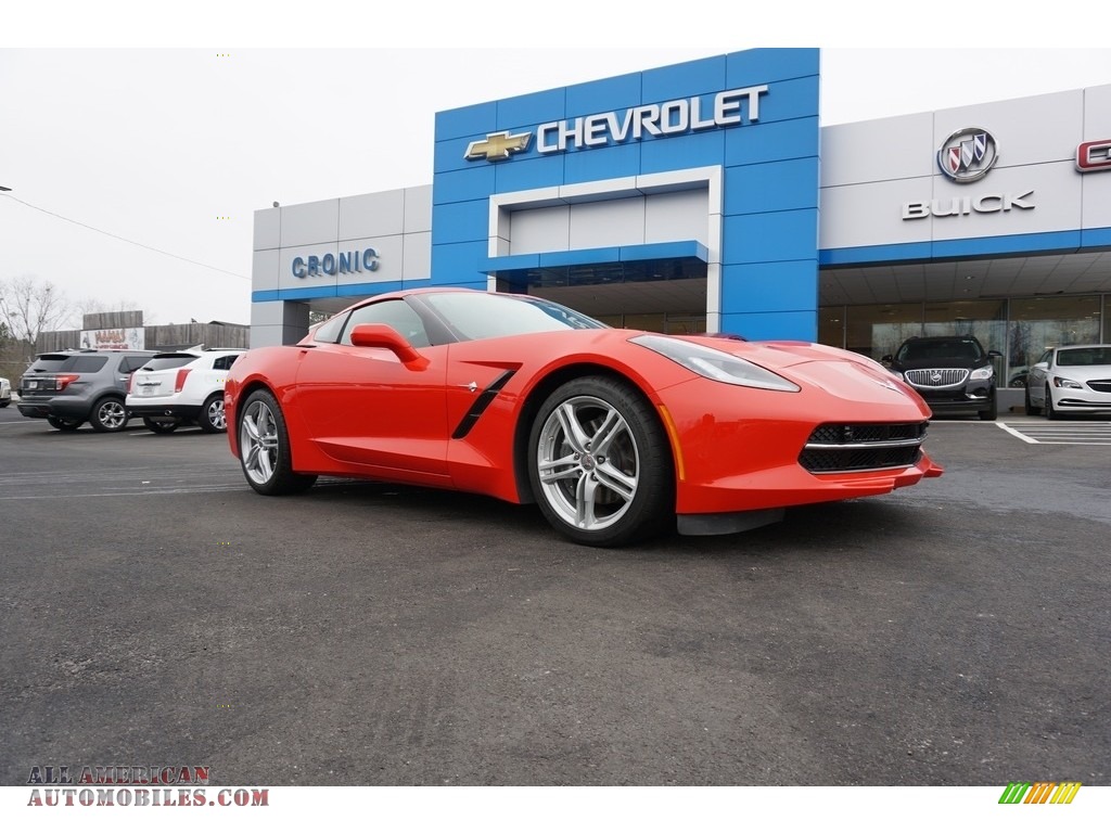 Torch Red / Gray Chevrolet Corvette Stingray Coupe