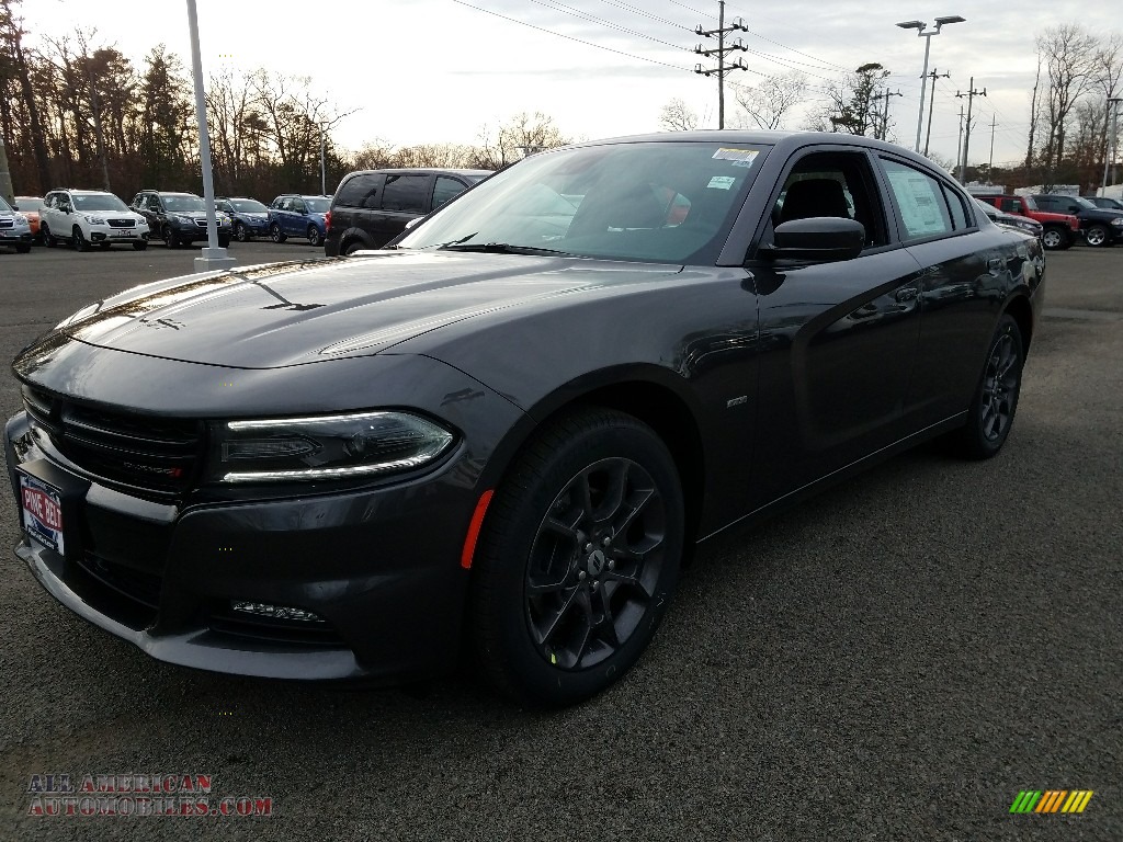 2018 Charger GT AWD - Destroyer Gray / Black photo #2