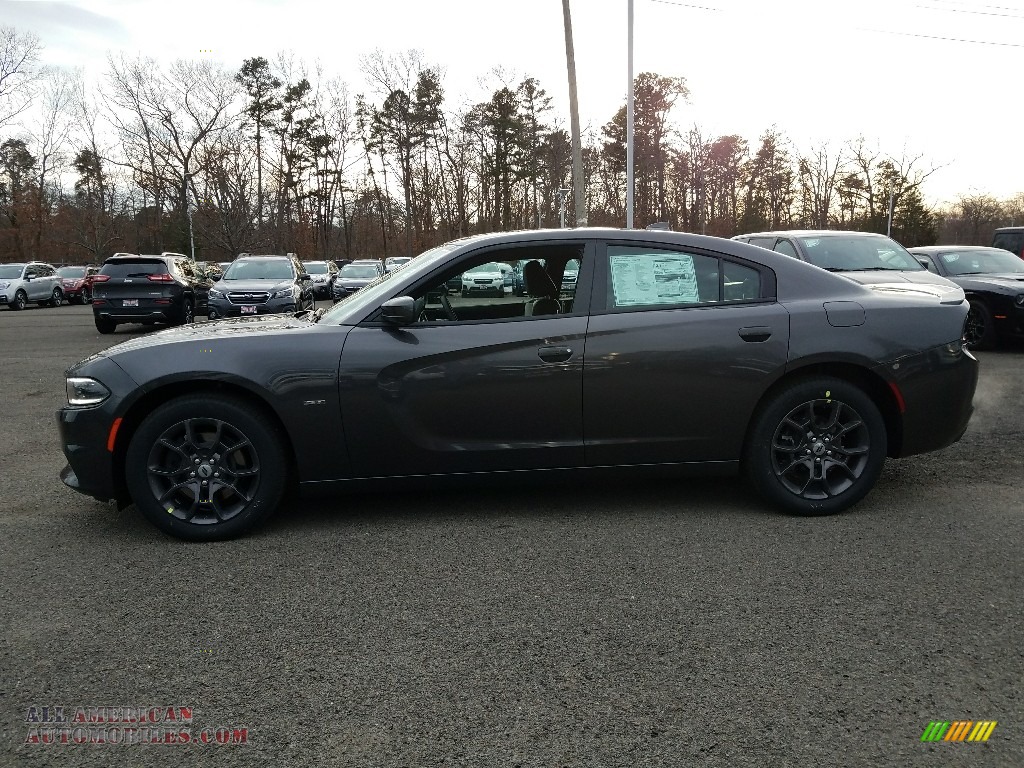 2018 Charger GT AWD - Destroyer Gray / Black photo #3