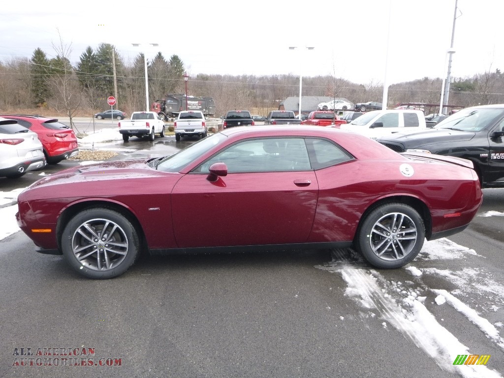 2018 Challenger GT AWD - Octane Red Pearl / Black photo #2