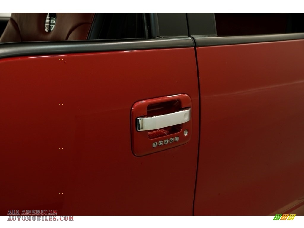 2013 F150 Limited SuperCrew 4x4 - Ruby Red Metallic / FX Sport Appearance Black/Red photo #4