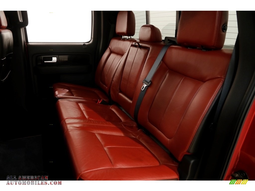 2013 F150 Limited SuperCrew 4x4 - Ruby Red Metallic / FX Sport Appearance Black/Red photo #26