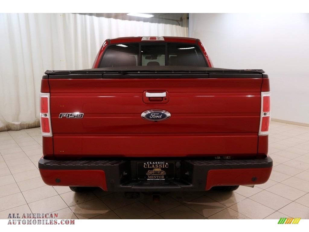 2013 F150 Limited SuperCrew 4x4 - Ruby Red Metallic / FX Sport Appearance Black/Red photo #29