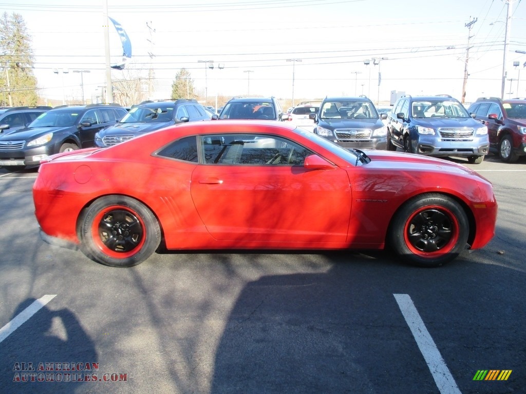 2012 Camaro LS Coupe - Victory Red / Black photo #5