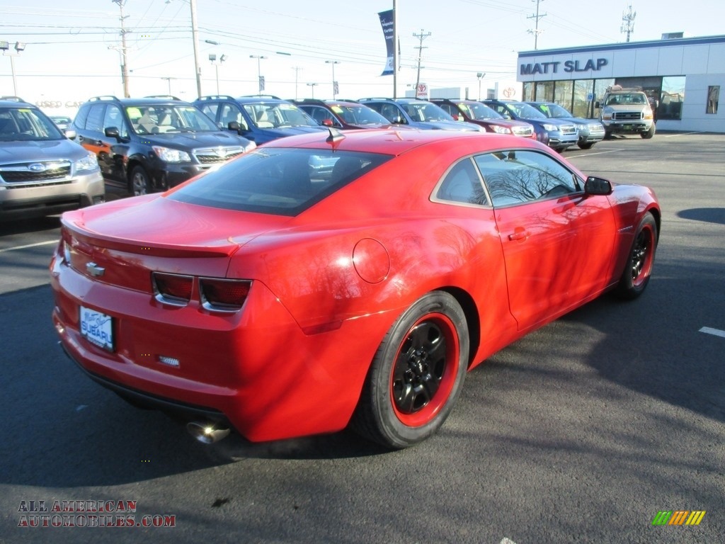 2012 Camaro LS Coupe - Victory Red / Black photo #6