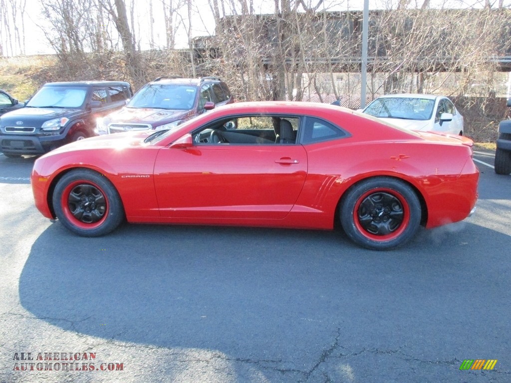 2012 Camaro LS Coupe - Victory Red / Black photo #9