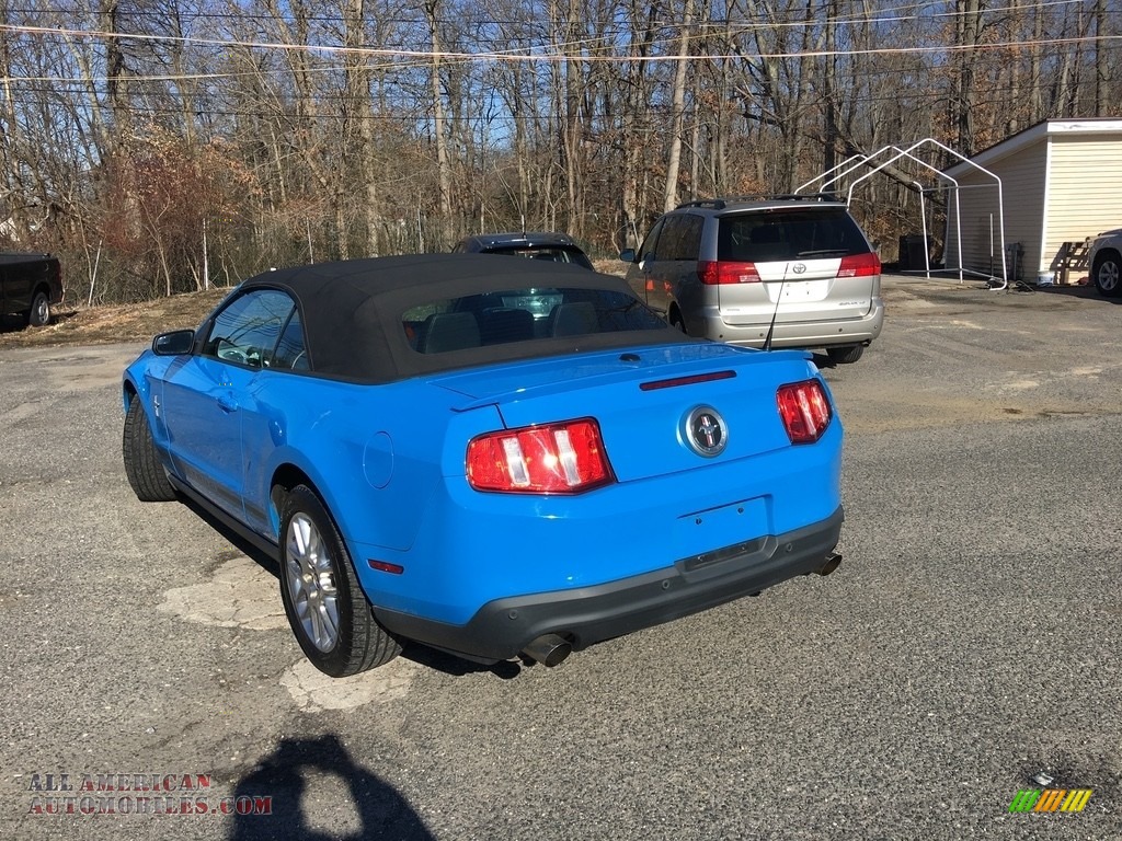 2012 Mustang V6 Convertible - Grabber Blue / Charcoal Black photo #5