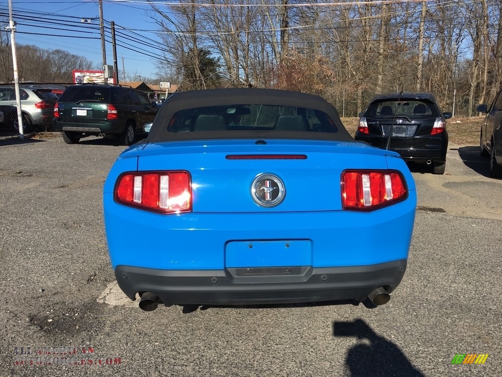 2012 Mustang V6 Convertible - Grabber Blue / Charcoal Black photo #7
