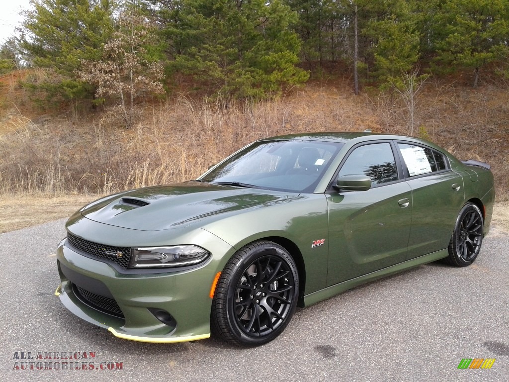 2018 Charger R/T Scat Pack - F8 Green / Black photo #2