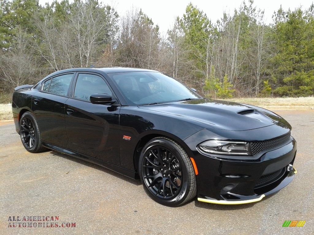 2018 Charger R/T Scat Pack - Pitch Black / Black photo #4