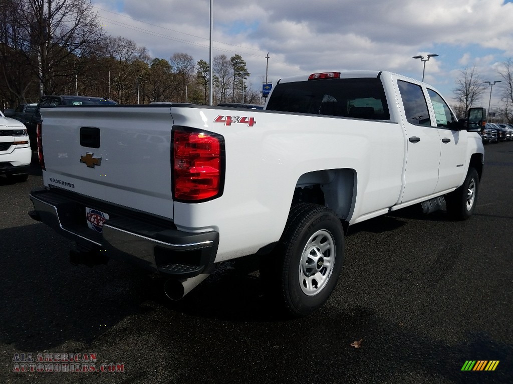 2018 Silverado 3500HD Work Truck Crew Cab 4x4 - Summit White / Dark Ash/Jet Black photo #5