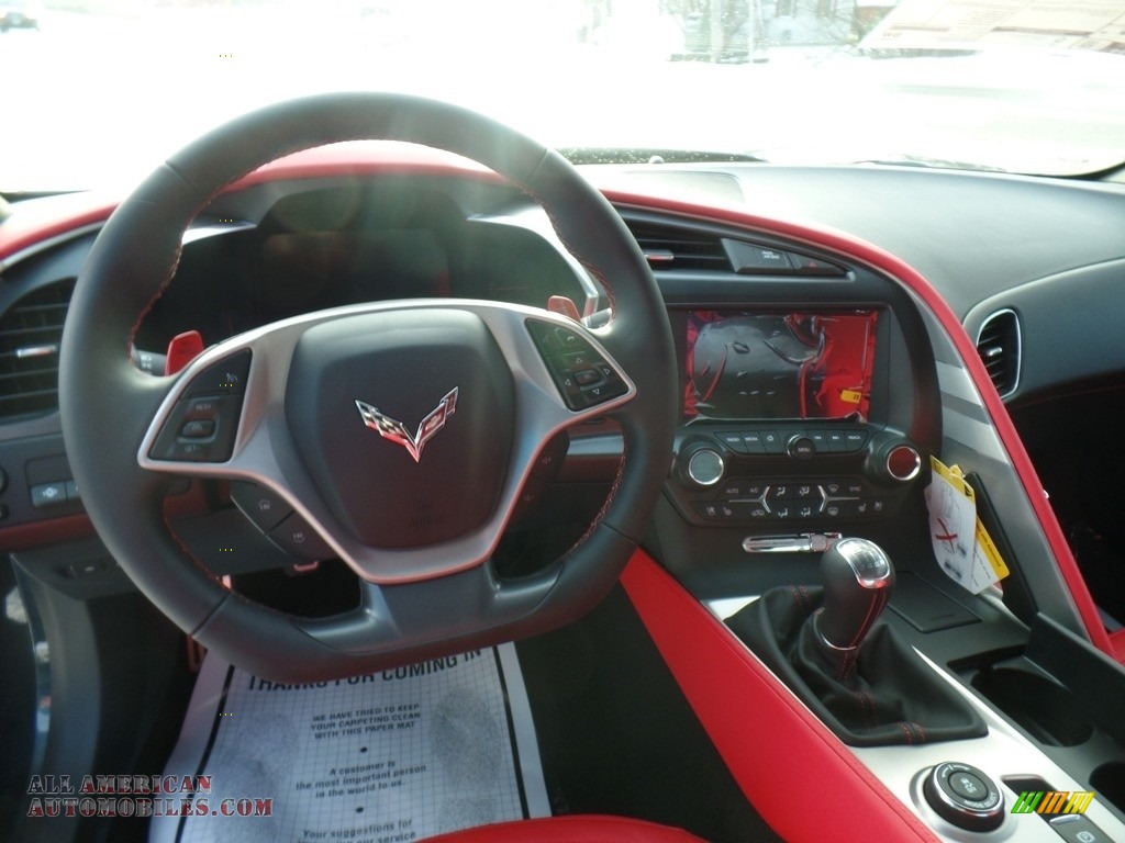 2018 Corvette Grand Sport Coupe - Watkins Glen Gray Metallic / Adrenaline Red photo #18