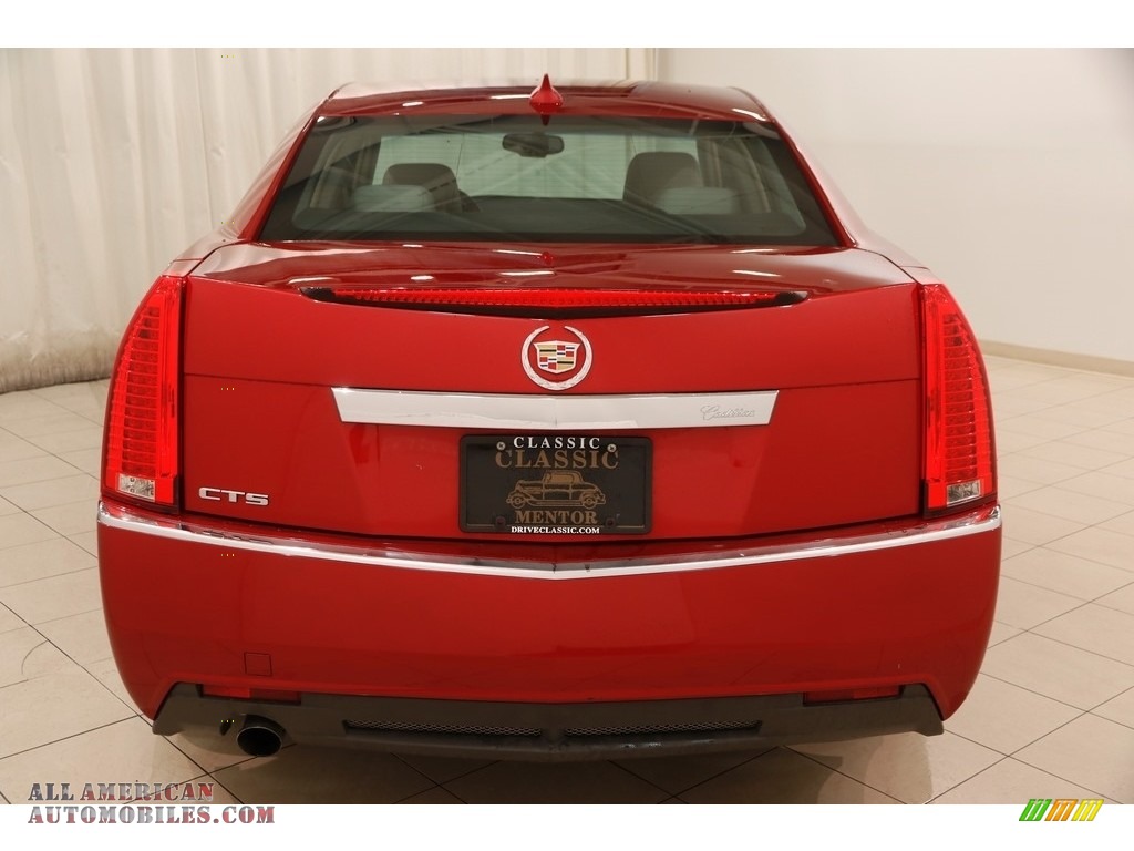 2011 CTS 3.0 Sedan - Crystal Red Tintcoat / Light Titanium/Ebony photo #16