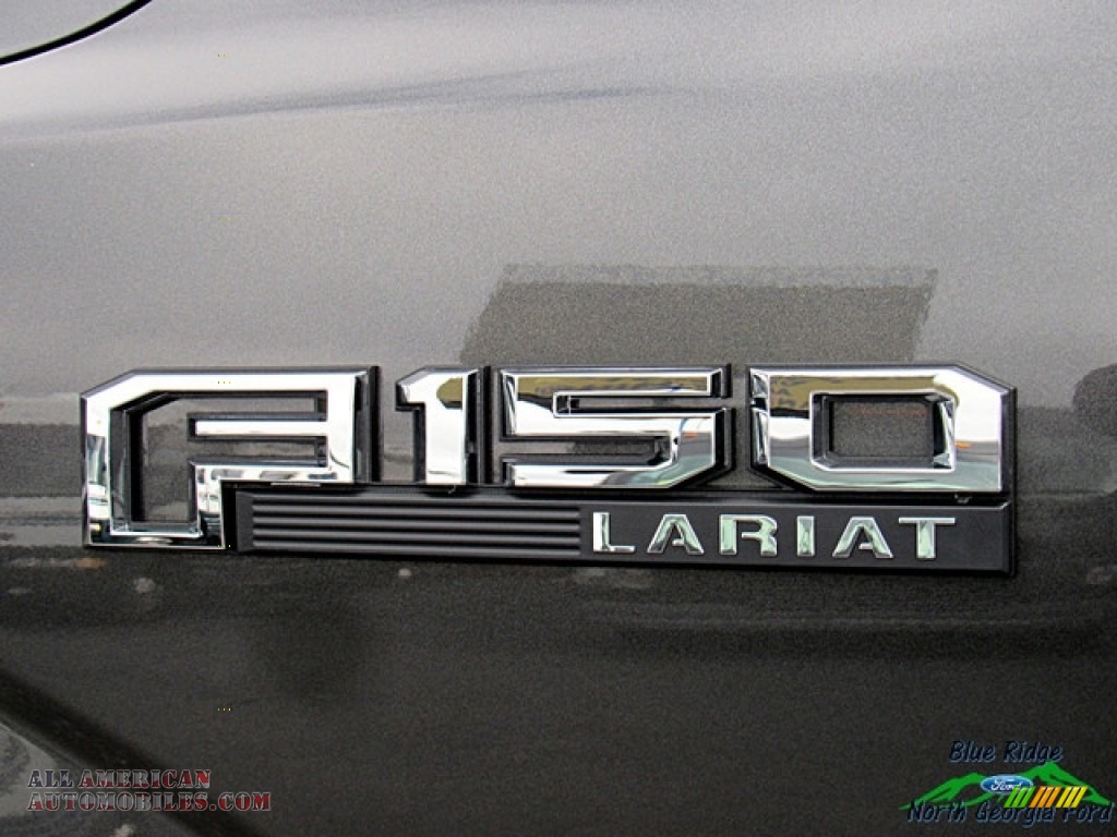 2018 F150 Lariat SuperCrew 4x4 - Magnetic / Black photo #42