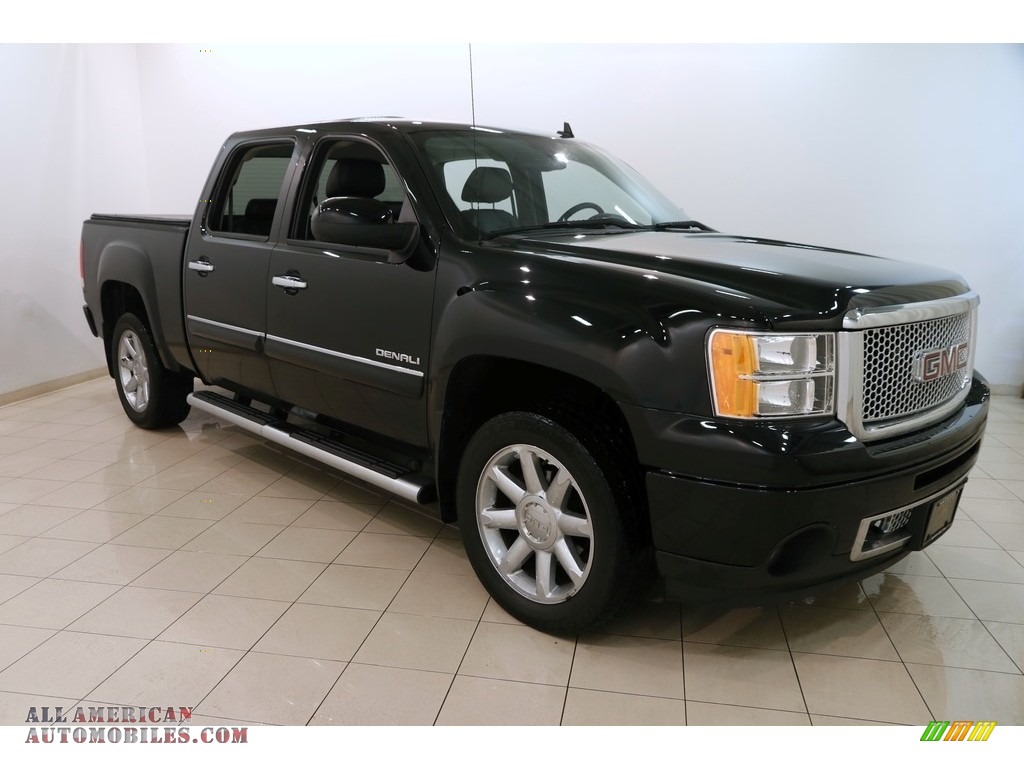 2013 Sierra 1500 Denali Crew Cab AWD - Onyx Black / Ebony photo #1