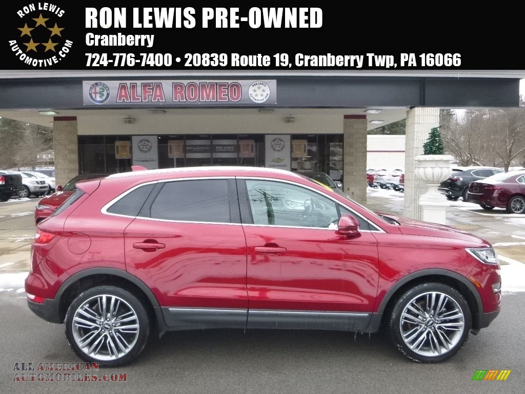 Ruby Red Metallic / Ebony Lincoln MKC AWD