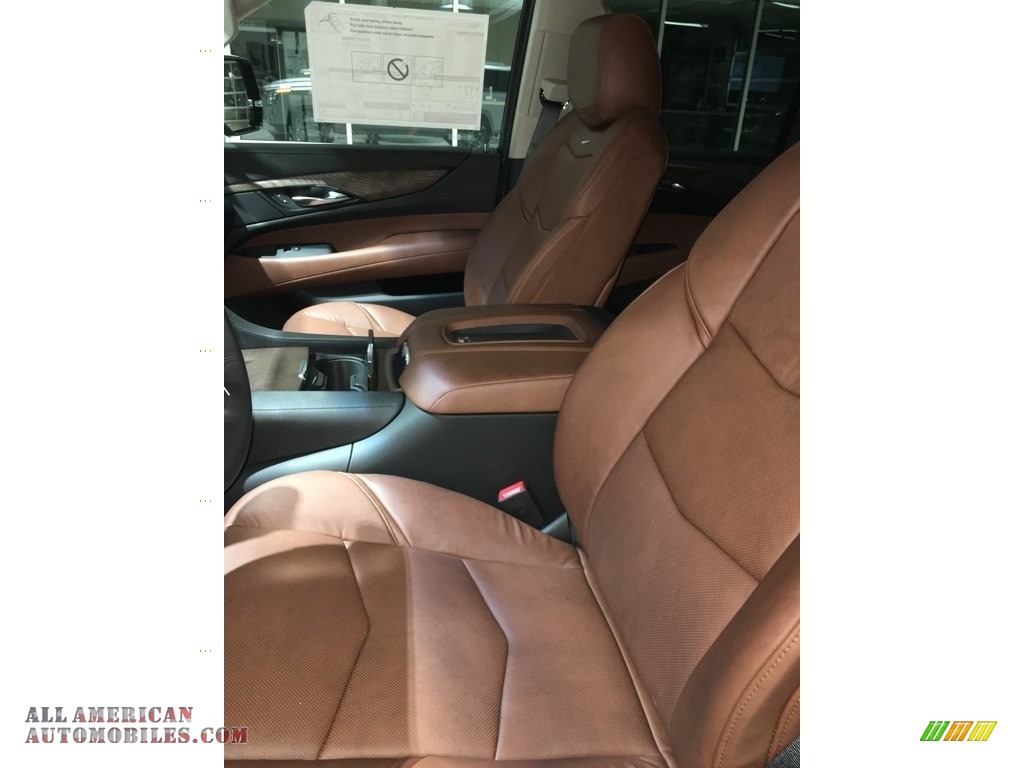 2018 Escalade ESV Luxury 4WD - Crystal White Tricoat / Kona Brown/Jet Black photo #12