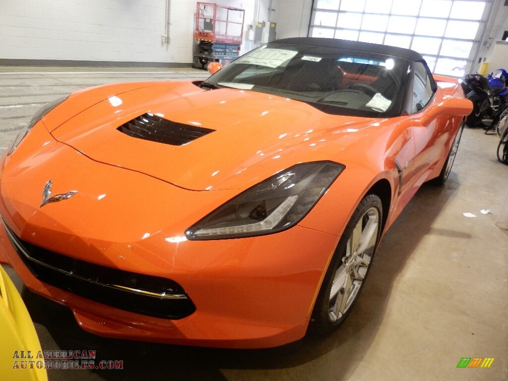 2018 Corvette Stingray Convertible - Sebring Orange Tintcoat / Jet Black photo #1