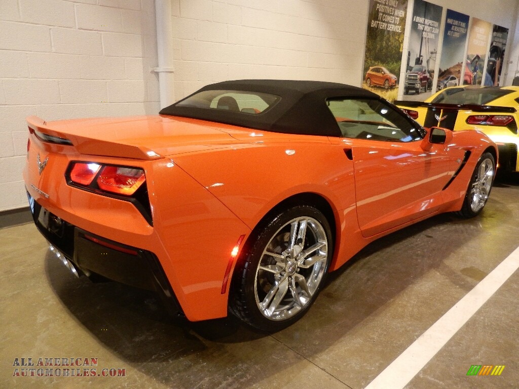 2018 Corvette Stingray Convertible - Sebring Orange Tintcoat / Jet Black photo #3