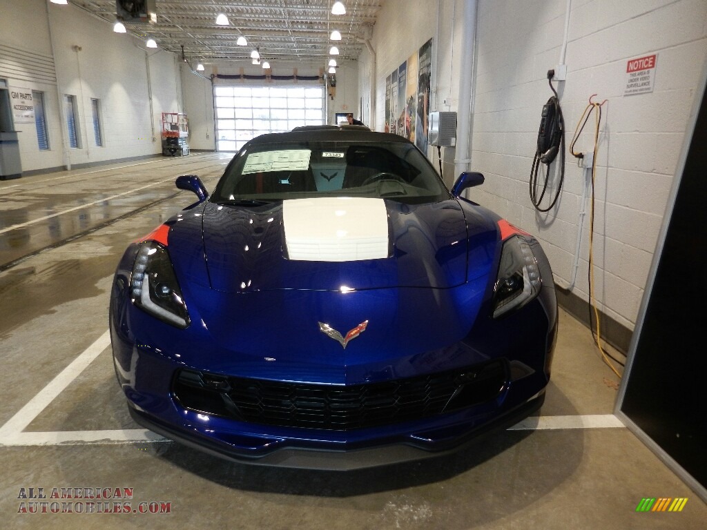 2018 Corvette Grand Sport Convertible - Admiral Blue Metallic / Jet Black photo #2
