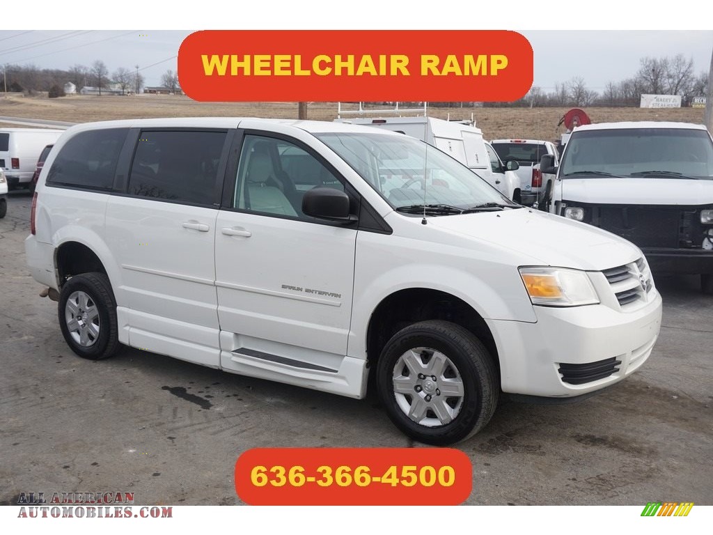 Stone White / Medium Slate Gray/Light Shale Dodge Grand Caravan SE