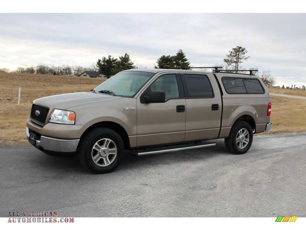 2005 F150 XLT SuperCrew - Arizona Beige Metallic / Tan photo #31